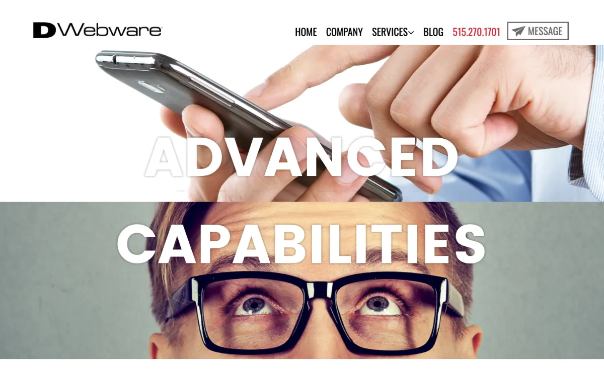 DWebware homepage, captured September 28, 2026